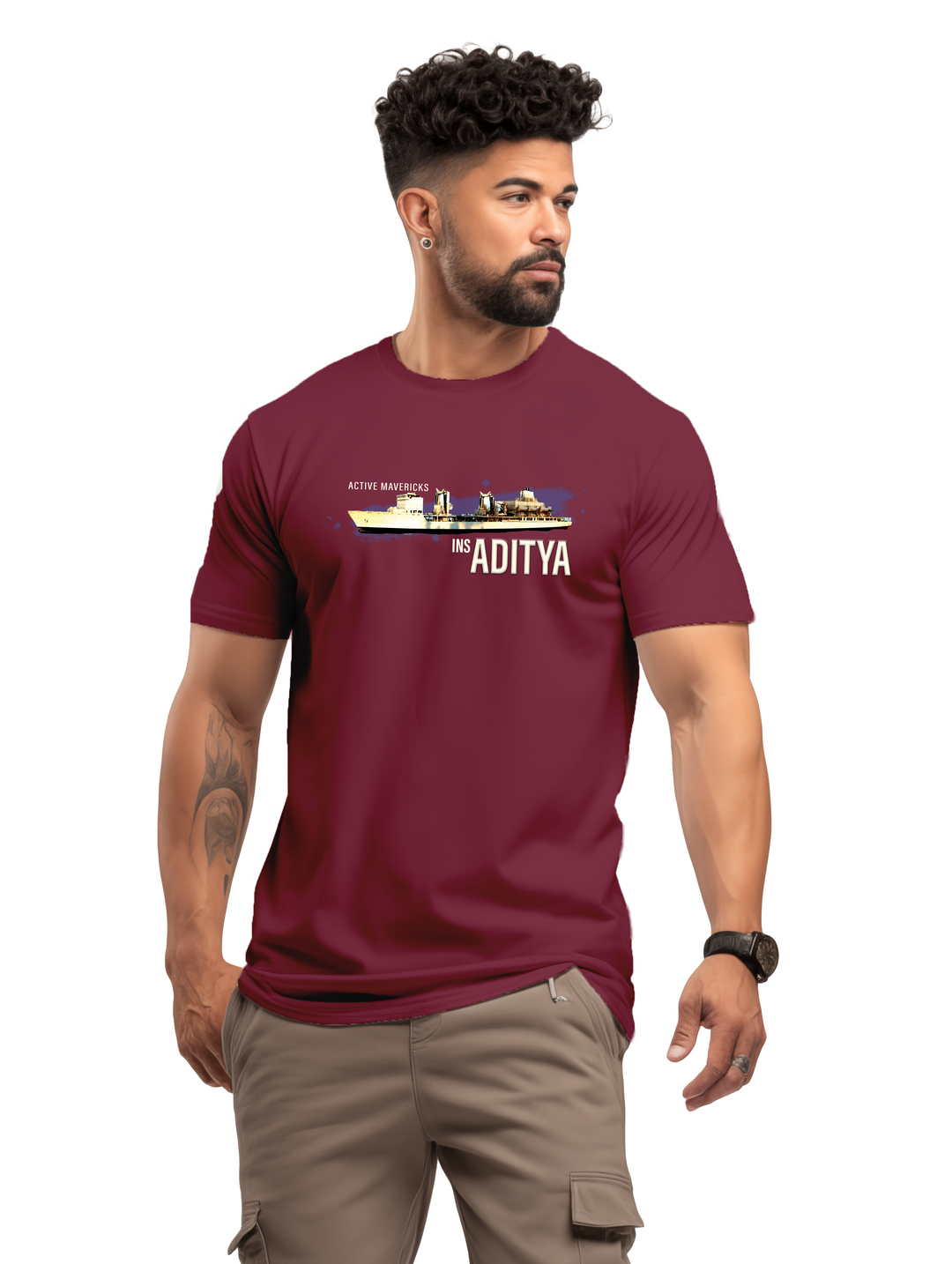 Mens INS Aditya Tee