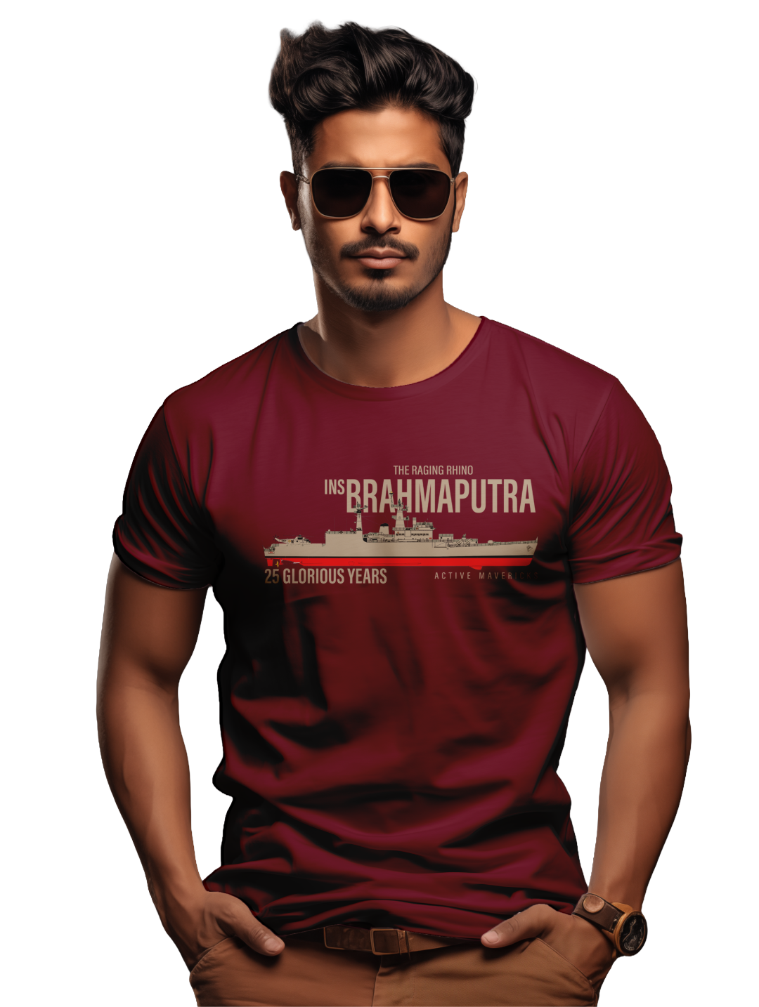 Mens INS Brahmaputra tee