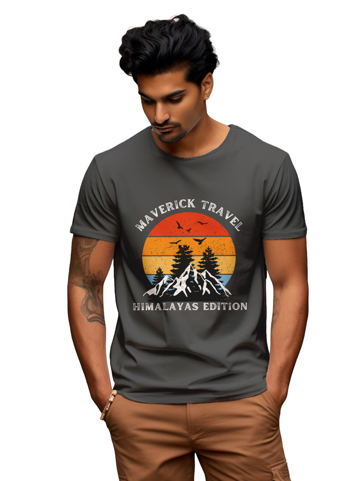 Mens  Maverick Travel Himalayan Edition T-Shirt