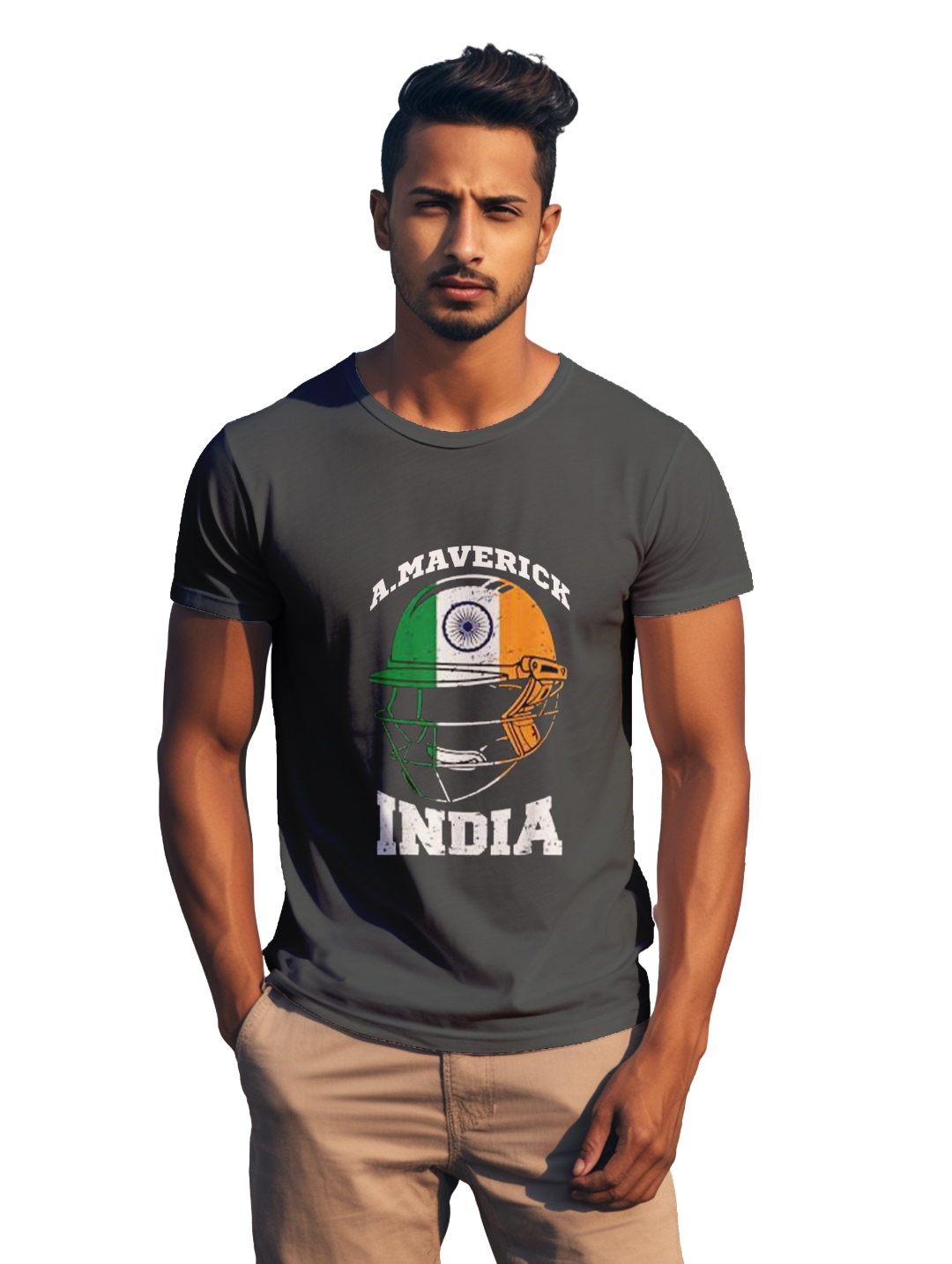 Cricket Crest :Men's T-shirt