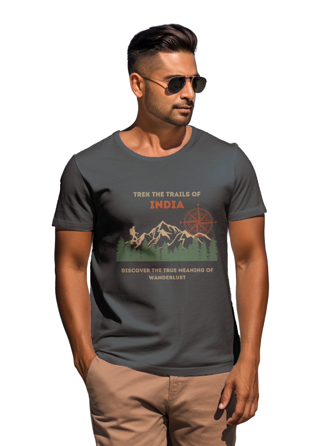 Men's Trek the trails of India T-Shirt