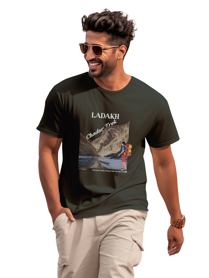Men's  chadar lake- ladakhy T-Shirt