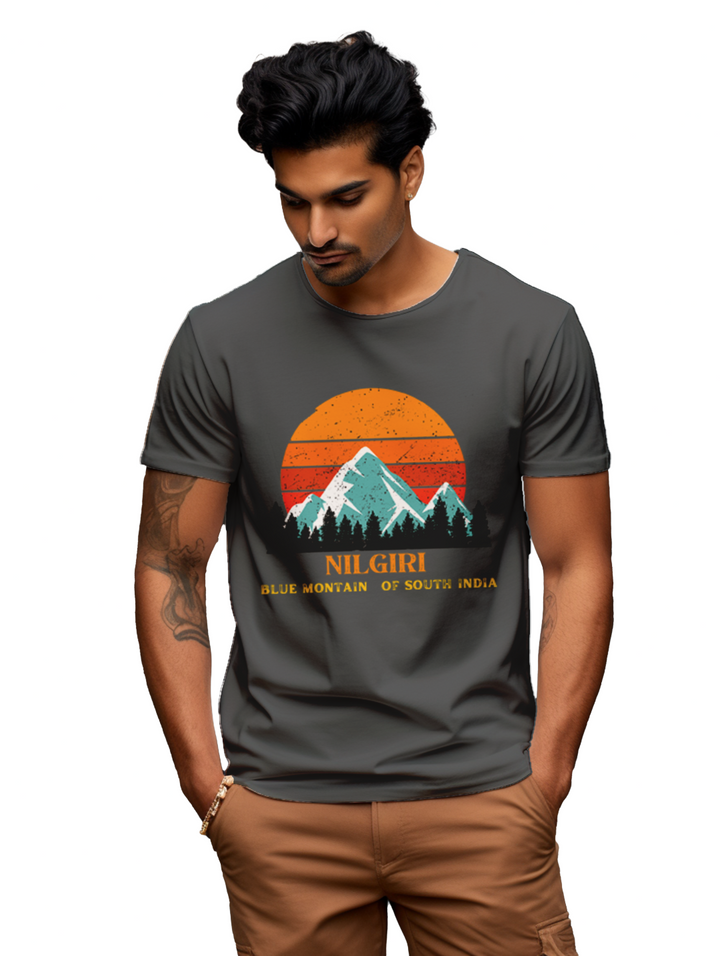 Men's  Nilgiri Blue Mountains T-Shirt