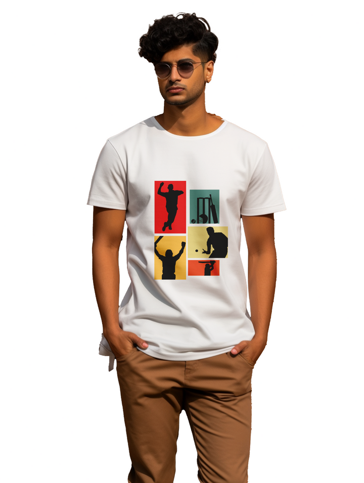 Cricket Collage Men's T-shirt