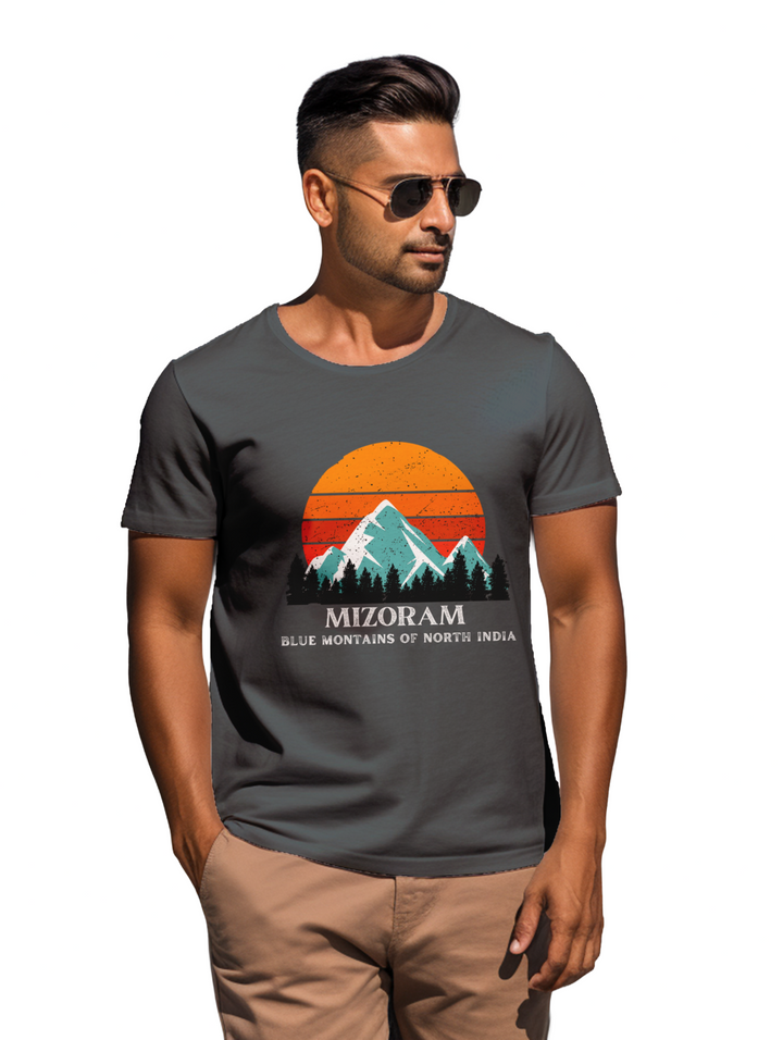 Men's  Mizoram Blue Mountains T-Shirt