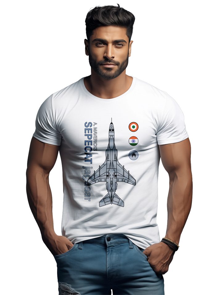 Men's Jaguar’s Valor – The IAF’s Fearless Glider t-shirt