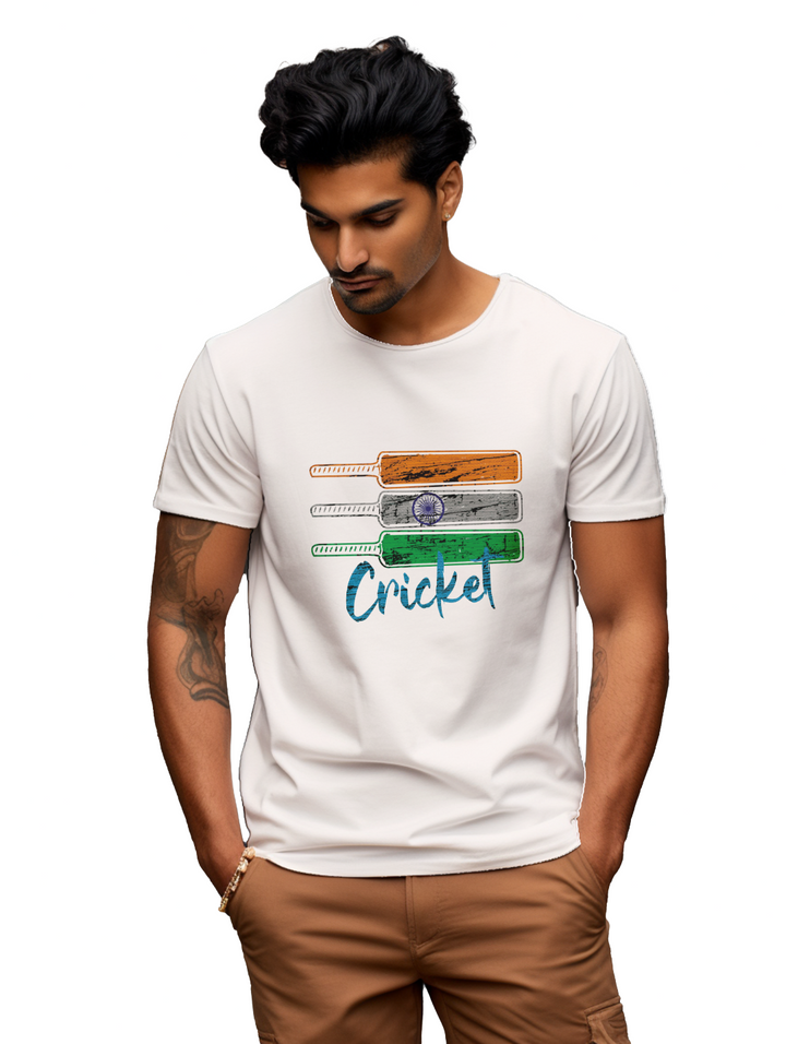 Mens Cricket_Mode On T-shirt