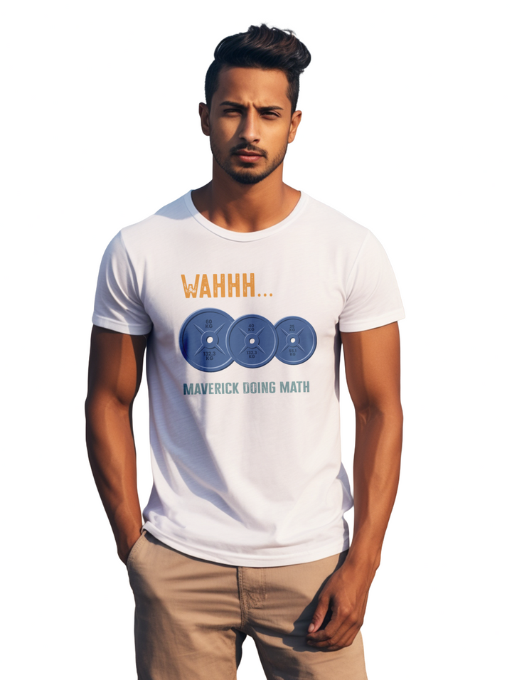 Mens Wahh Maverick doing math  T-Shirt