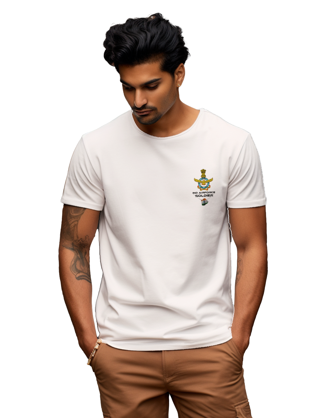 Men's Indian Airforce Soldier t-shirt