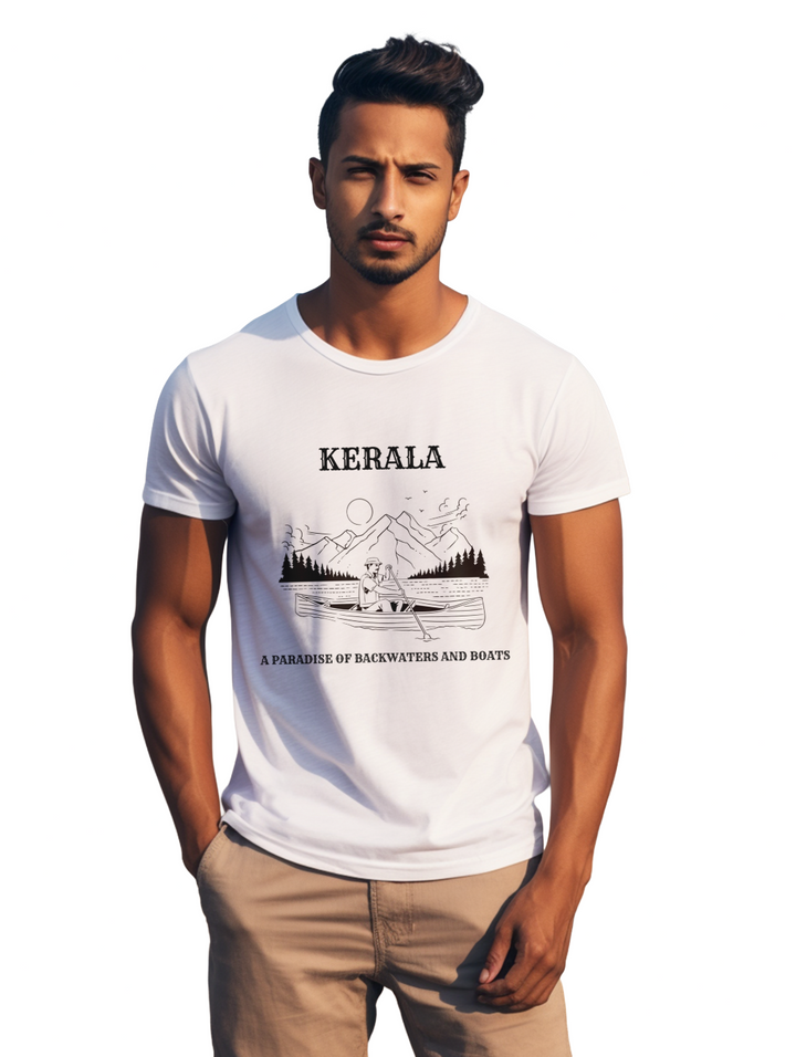 Mens  Kerala Blackwater and Boats T-Shirt