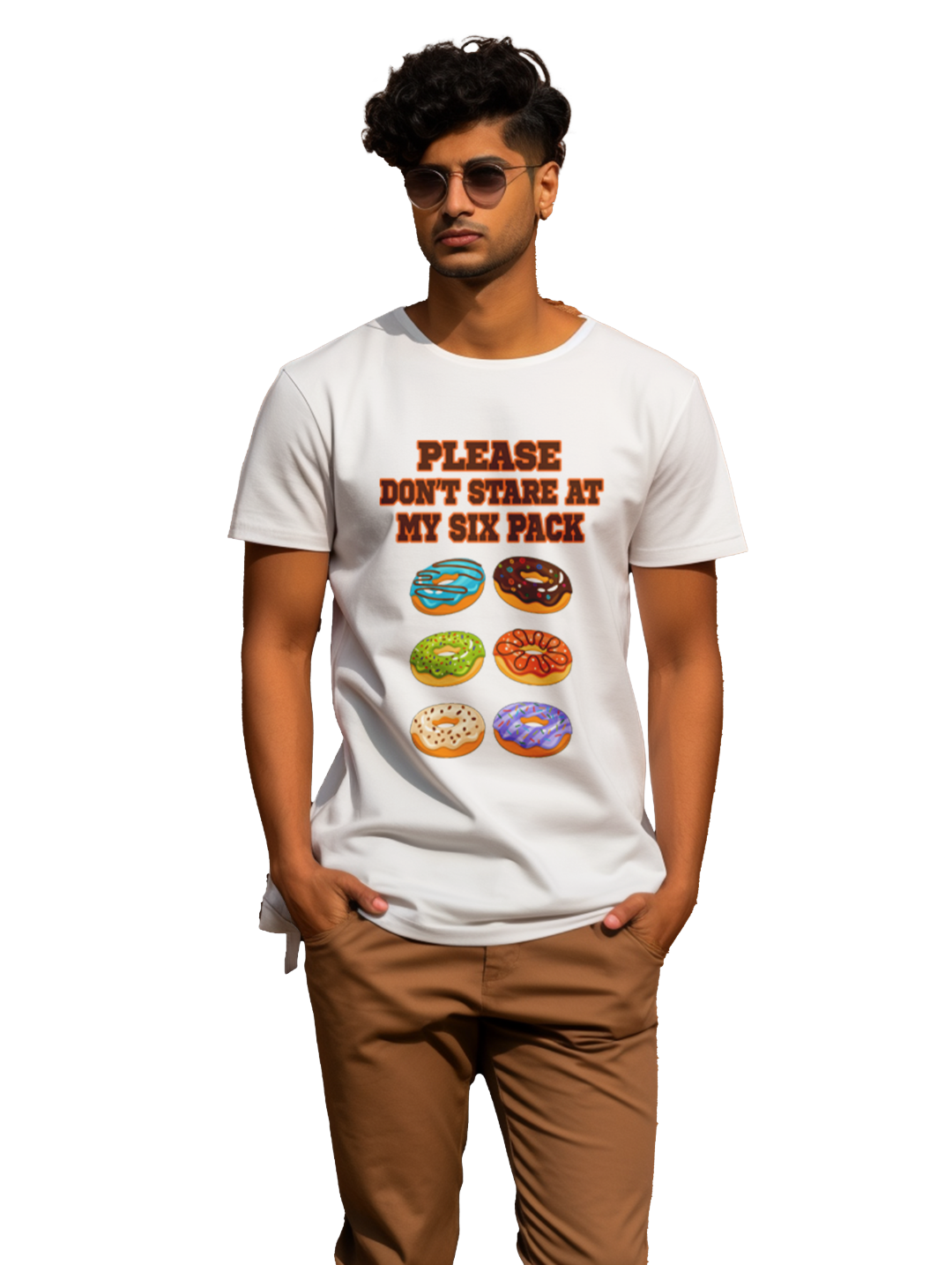 mens  Please Don't Stare at my Six Packs T-Shirt