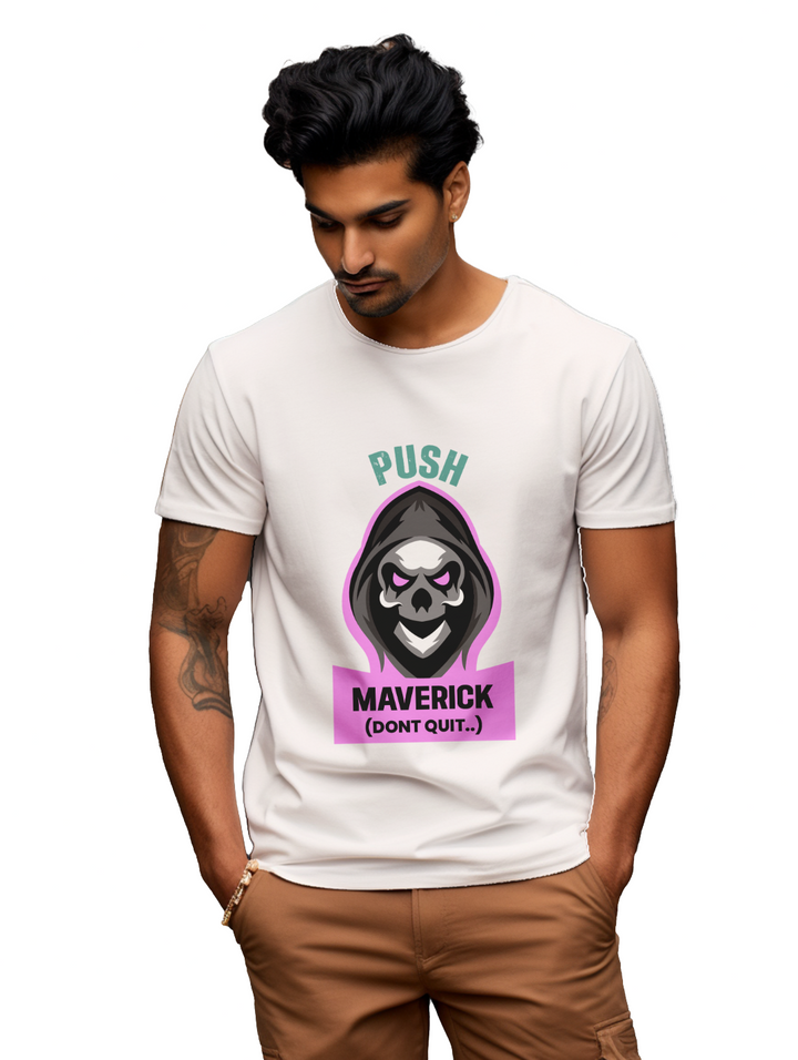 Mens Push Maverick Dont Quit T-Shirt
