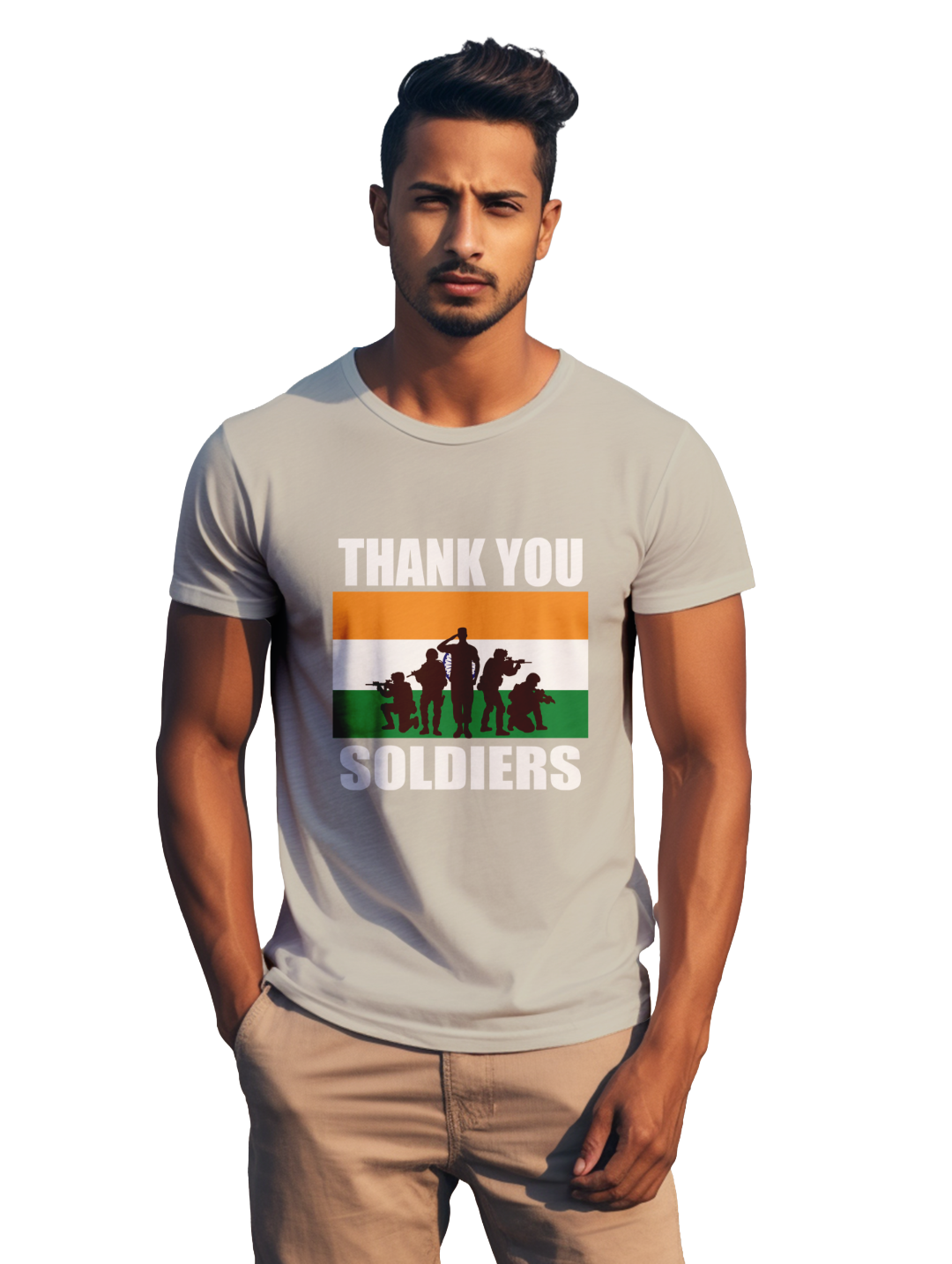 Mens Thank You Soldiers t-shirt