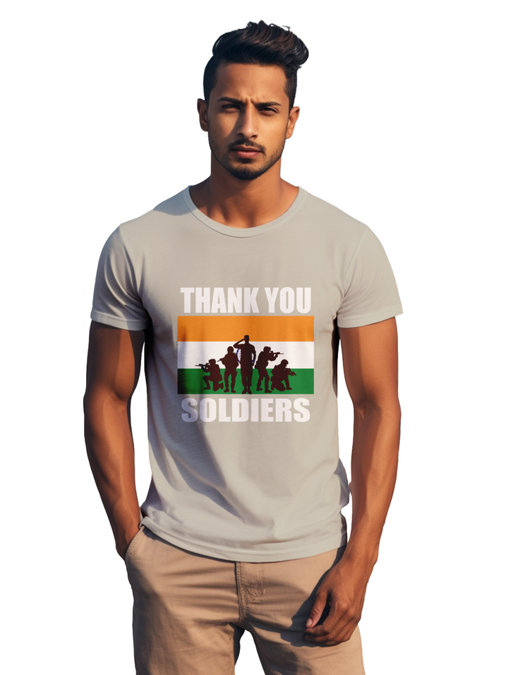 Mens Thank You Soldiers t-shirt