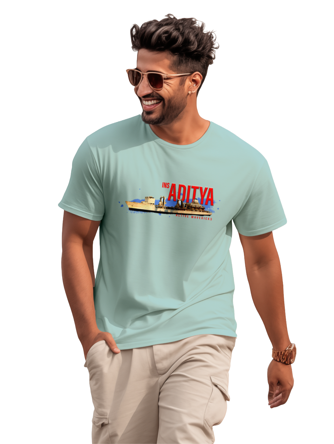 Mens INS Aditya Tee