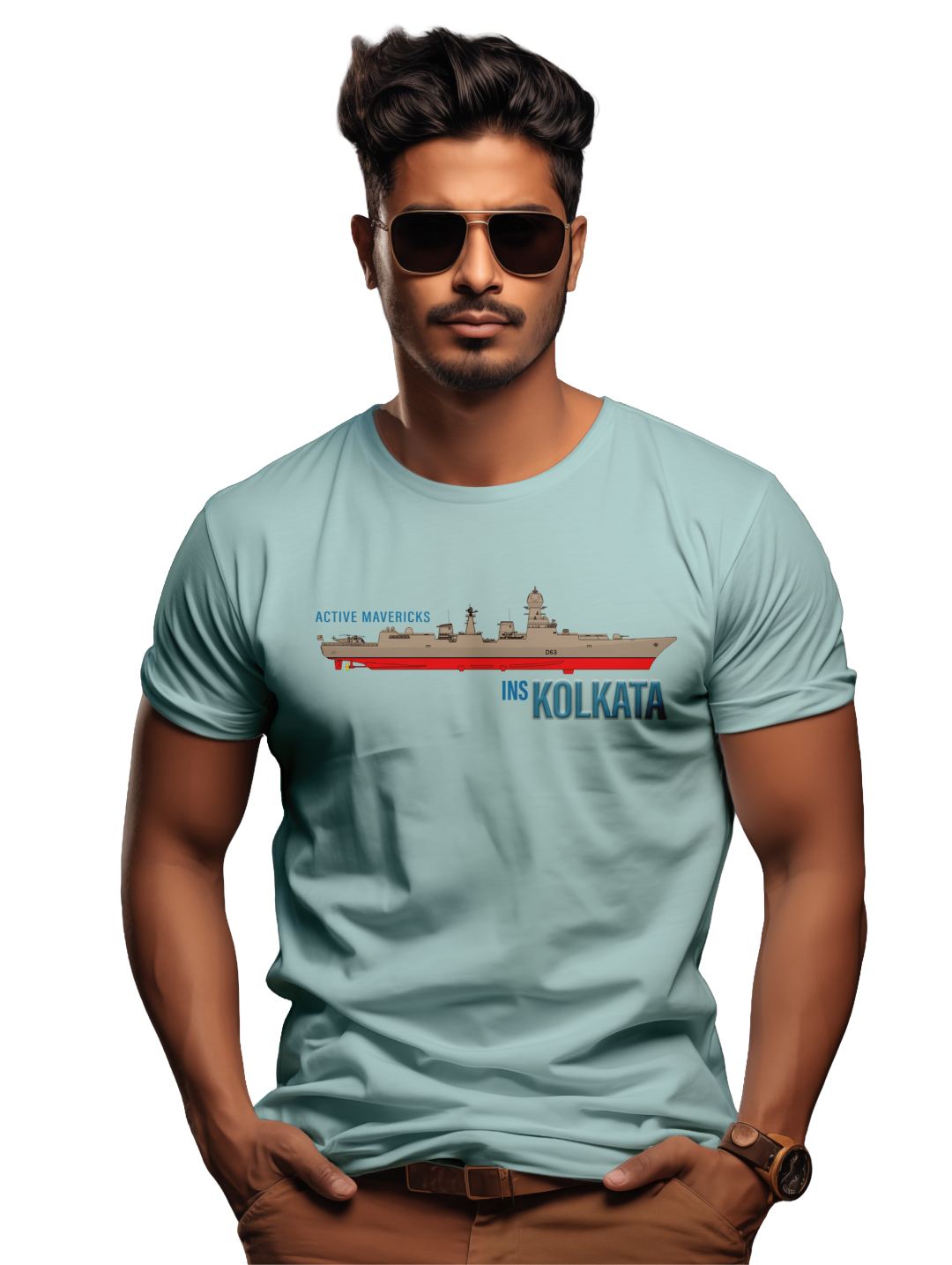 Mens INS Kolkata T-shirt