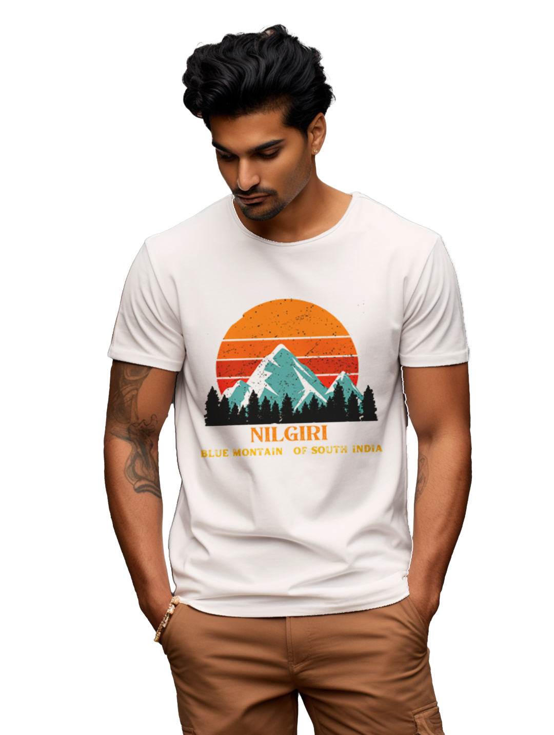 Men's  Nilgiri Blue Mountains T-Shirt