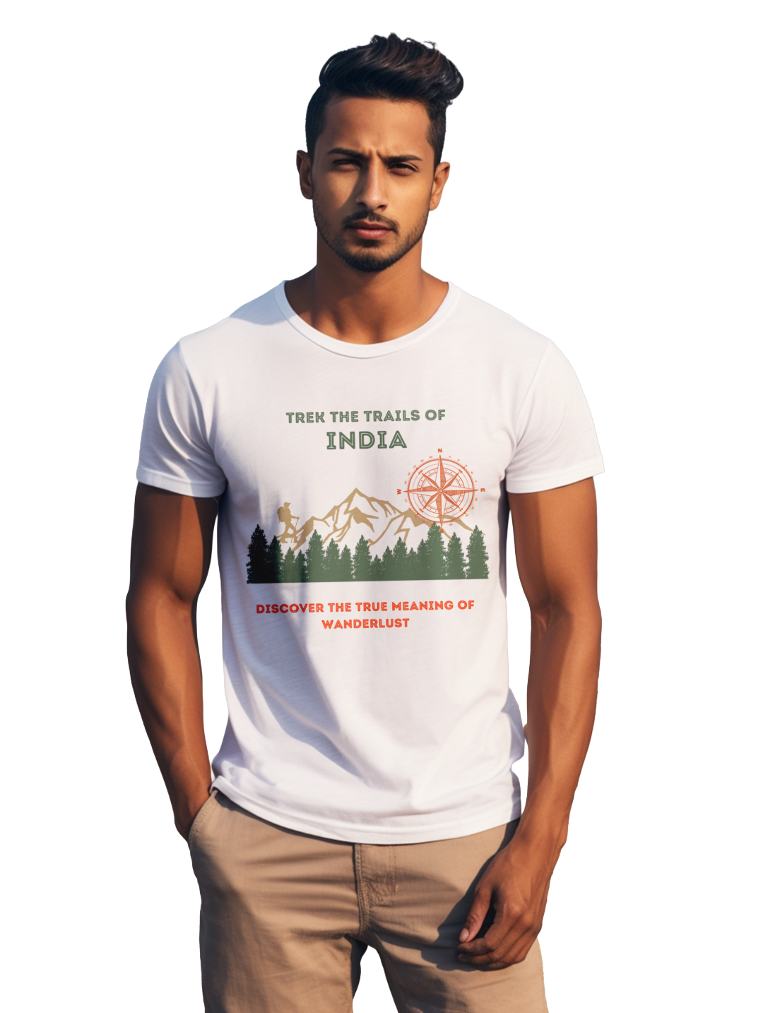 Men's Trek the trails of India T-Shirt