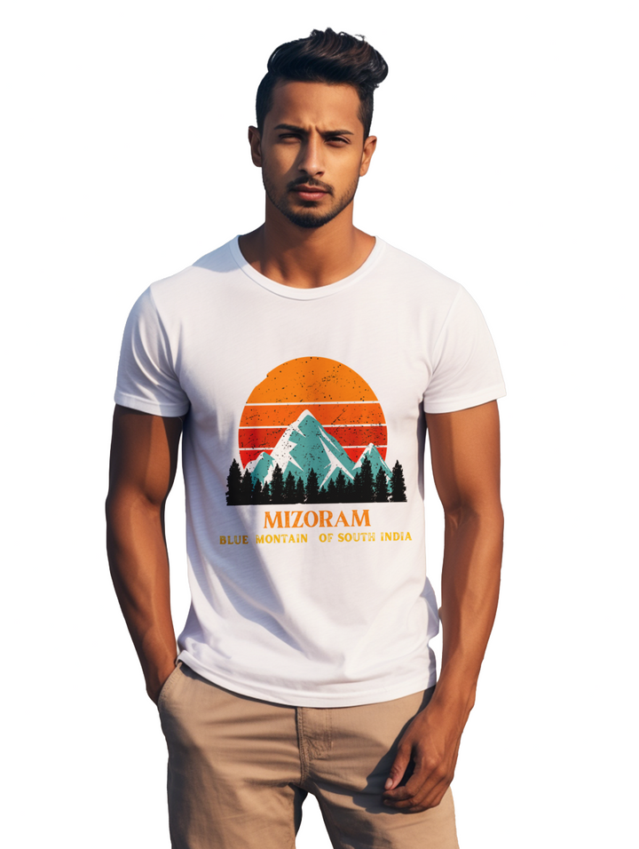 Men's  Mizoram Blue Mountains T-Shirt