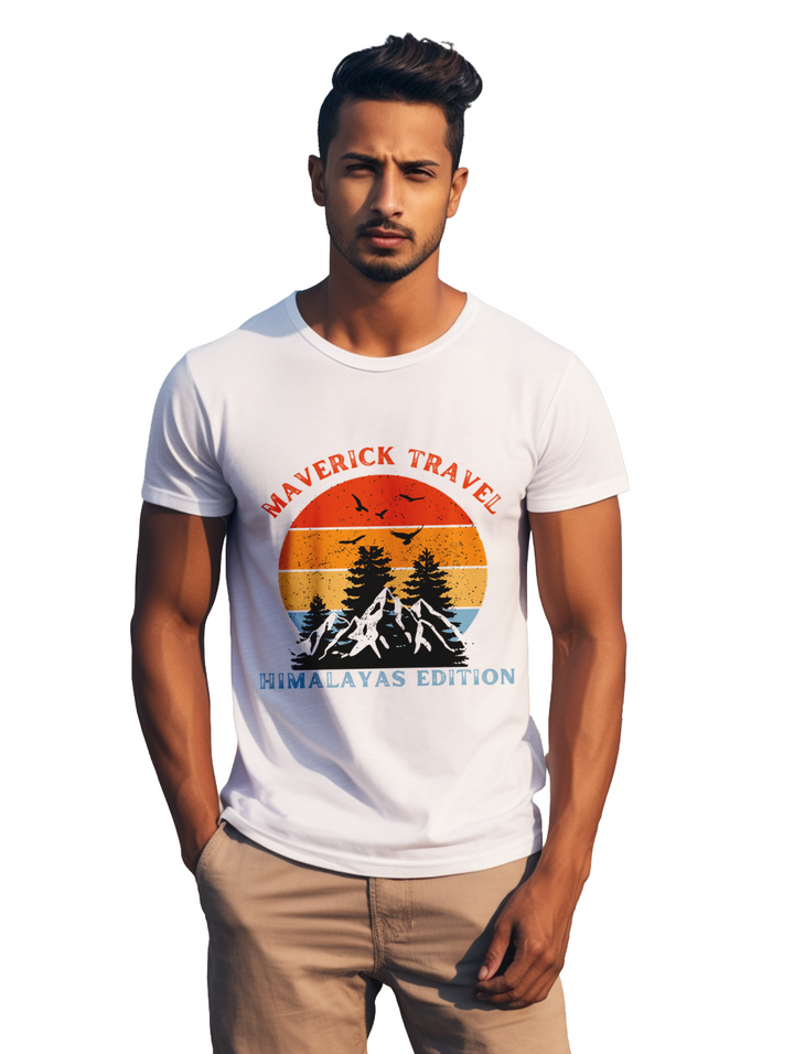 Mens  Maverick Travel Himalayan Edition T-Shirt