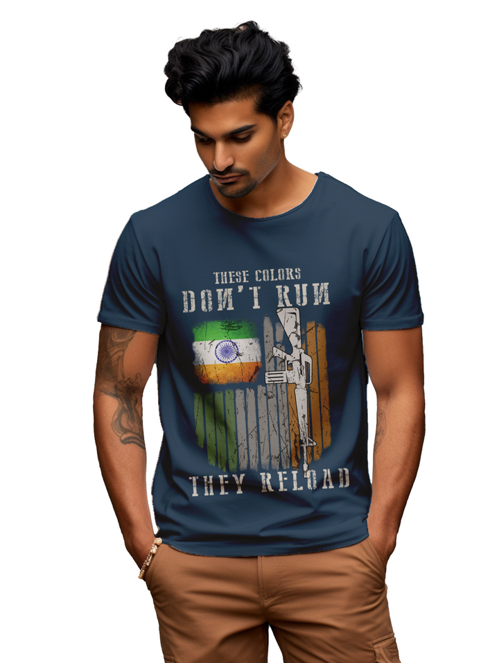 Mens These colors don't run They reload t-shirt