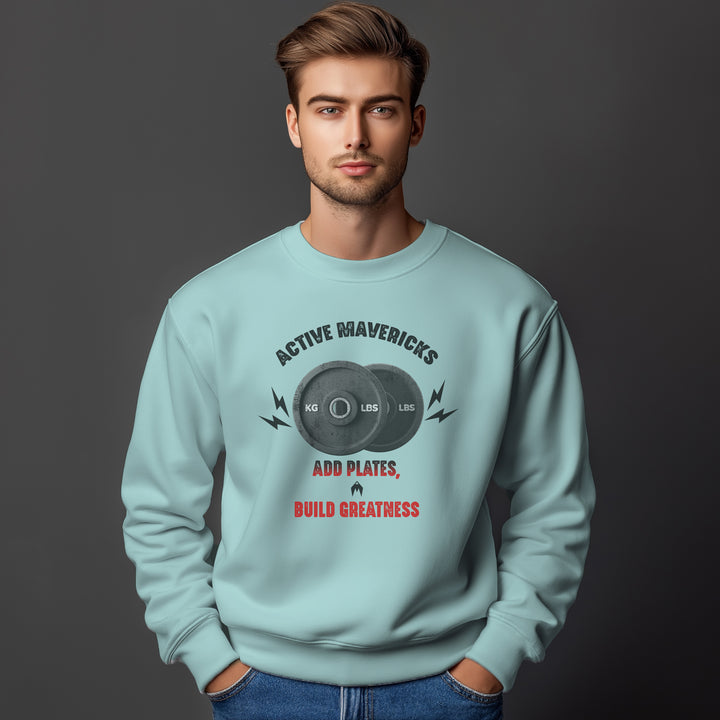 Mens WEIGHT PLATES sweatshirt