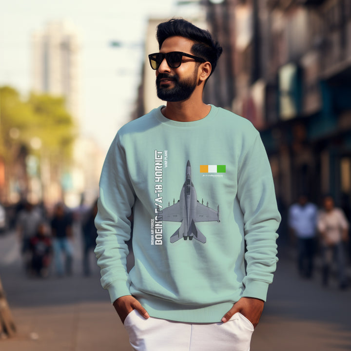 Men's BOEING F/A 18 HORNET Sweatshirt