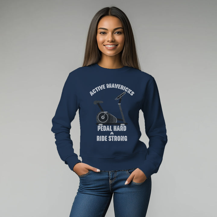 Women's PEDAL HARD, RIDE STRONG Sweatshirt