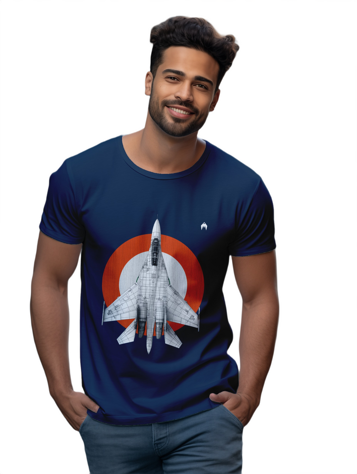 Men's Sukhoi’s Supremacy – The IAF’s Formidable Falcon T-Shirt