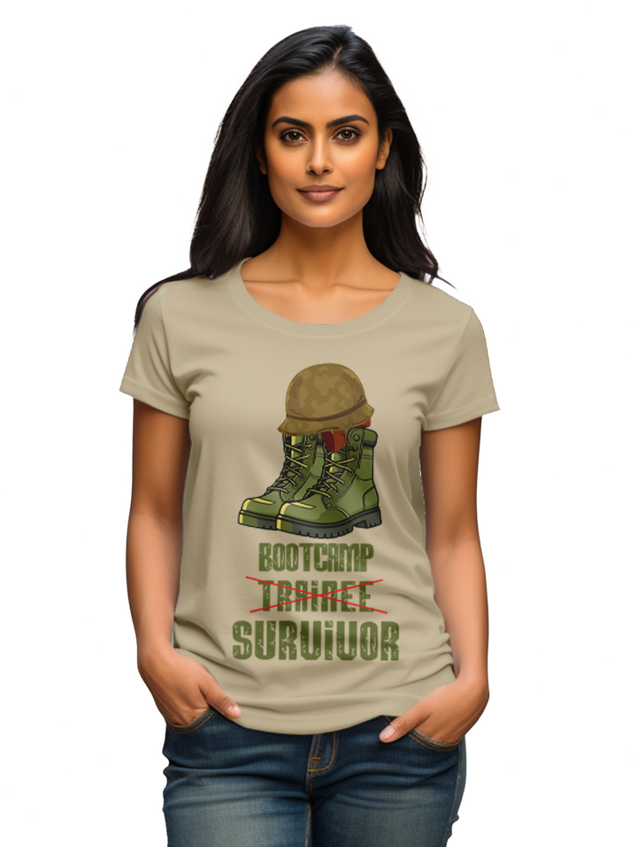 womens Bootcamp Survivour T-Shirt