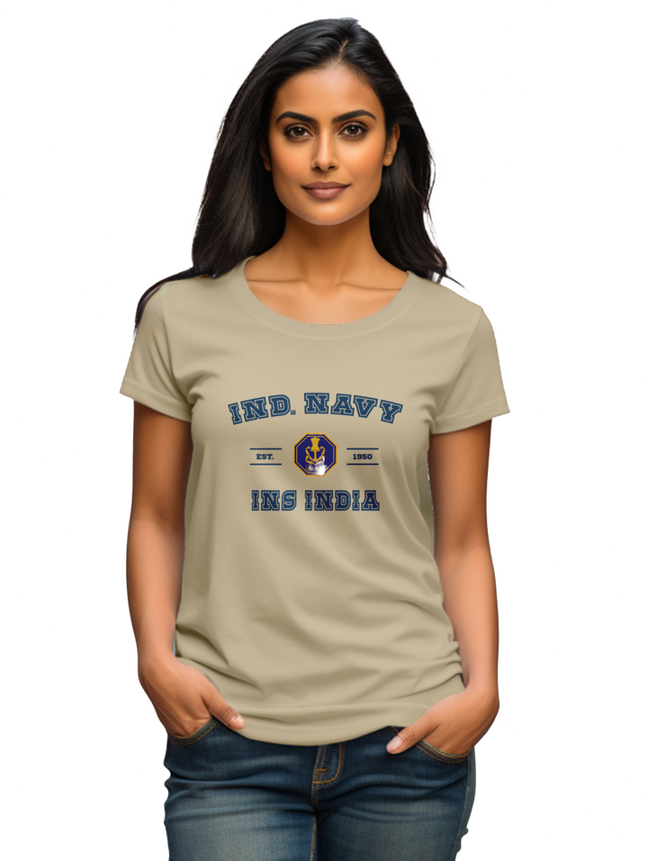 Women's Ind. Navy Womens INS India T-Shirt
