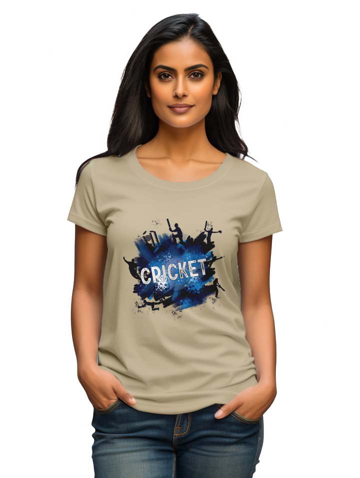 Women's __ Cricket T-shirt