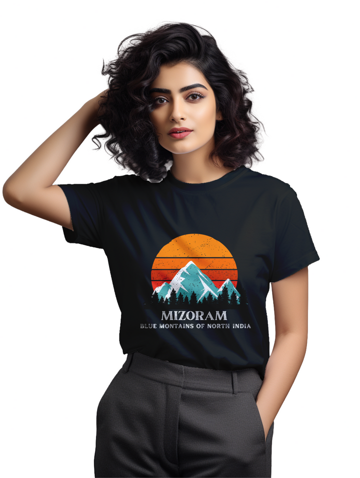 Women's Mizoram Blue Mountains T-Shirt