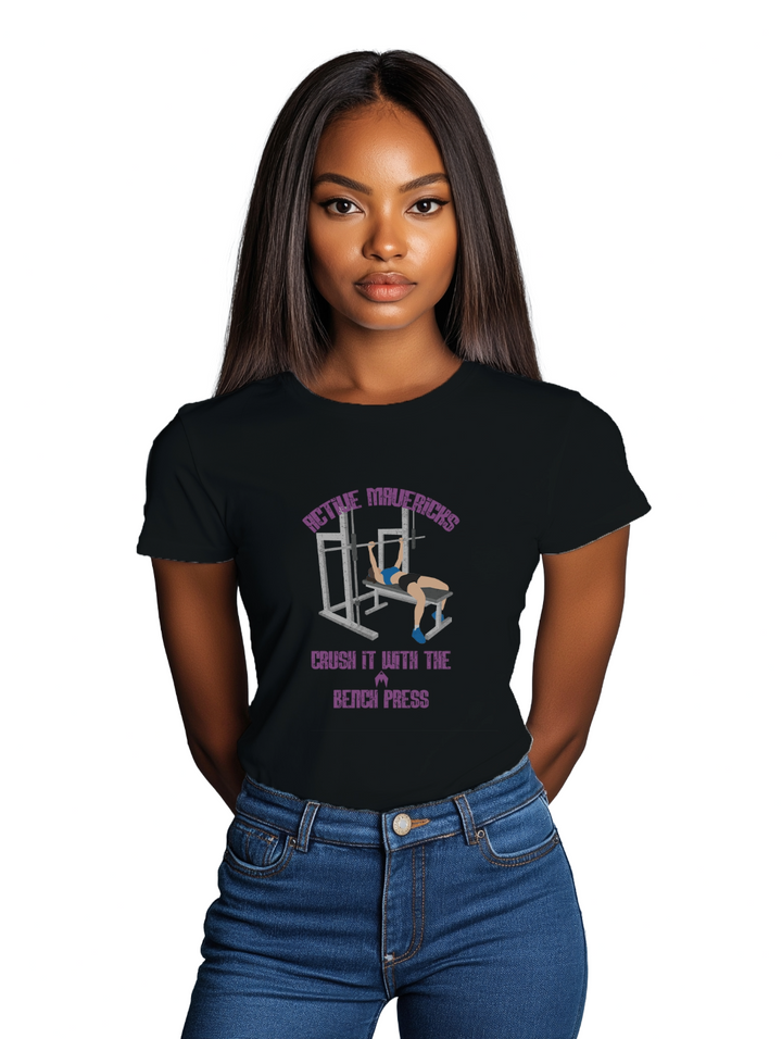Active Mavericks™ Womens BENCH PRESS T-Shirt