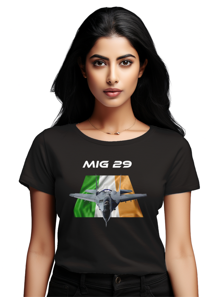 Women's MIG 29 fighter jet T-shirt
