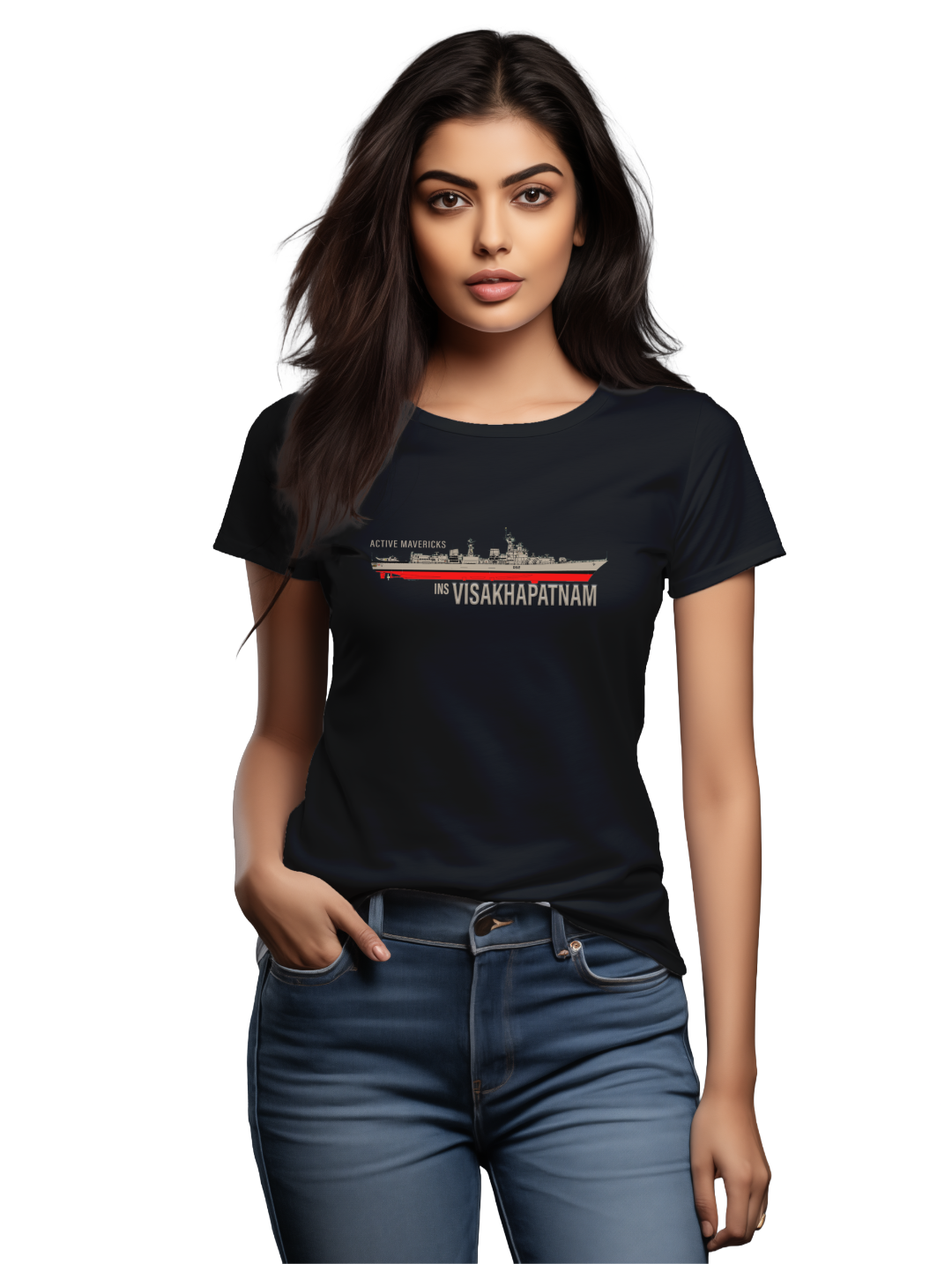 Womens INS Visakhapatnam T-shirt