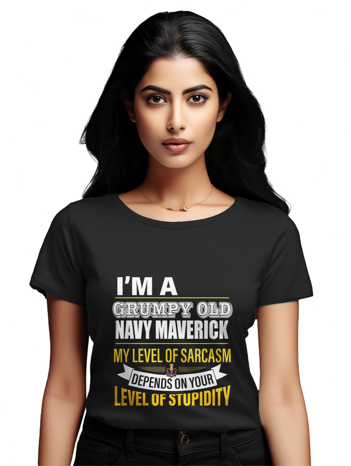 Womens I'm a Navy Maverick_ T-shirt