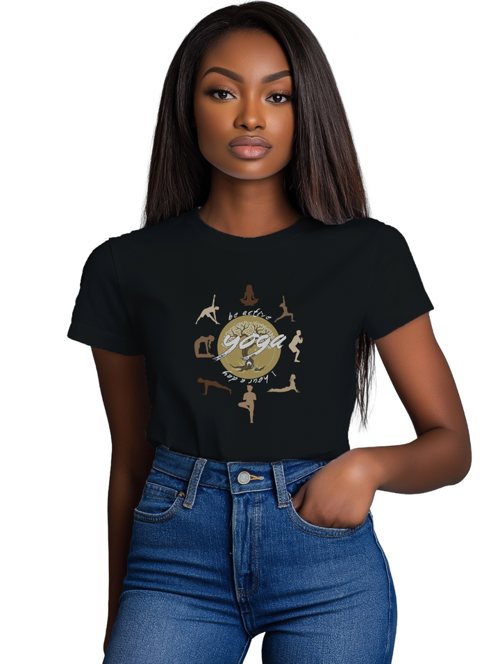 Women's ALL YOGA POSE  T-shirt