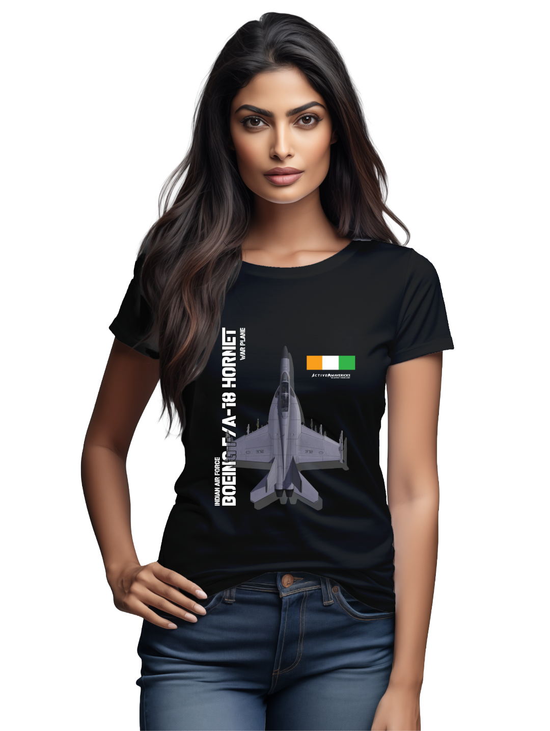 Womens BOEING F/A 18 HORNET T-shirt