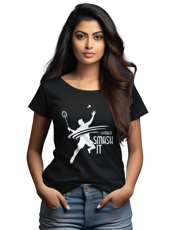 Womens Maverick Smash It T-Shirt