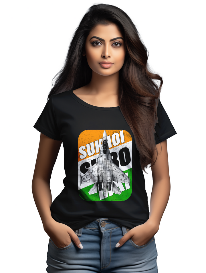 Womens Flight of the Brave – The Sukhoi Su-30MKI T-shirt