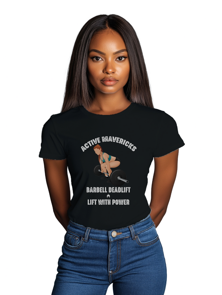 Womens BARBELL DEADLIFT T-Shirt