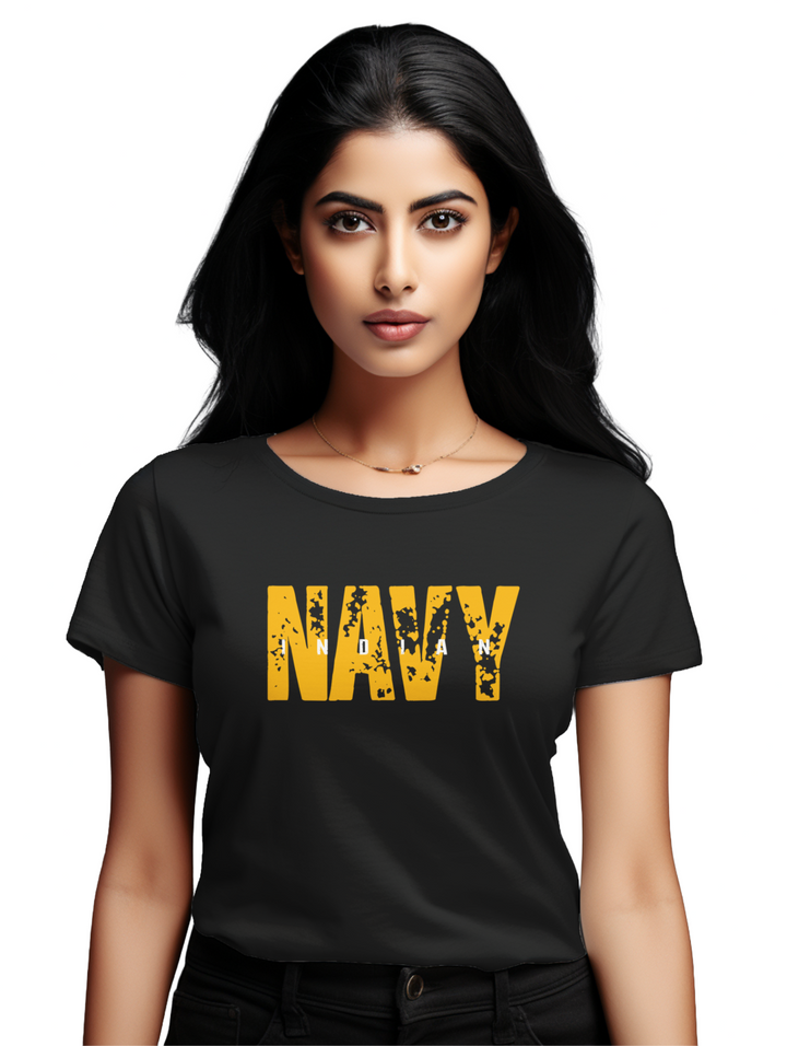 Women's  Indian navy T-Shirt