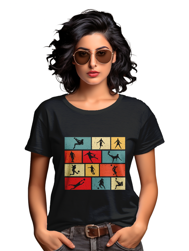 Women's Football collage T-Shirt