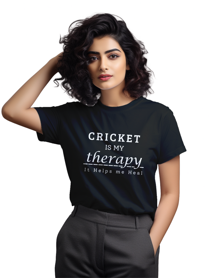 Women's Cricket is my Theraphy T-shirt