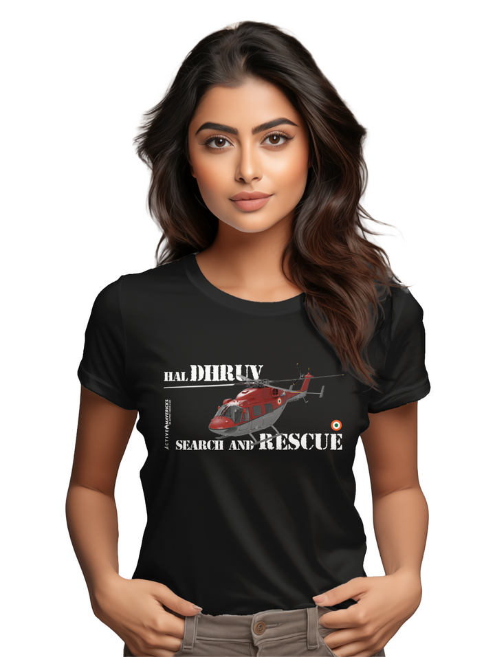 Women's Hal Dhruv Black T-Shirt