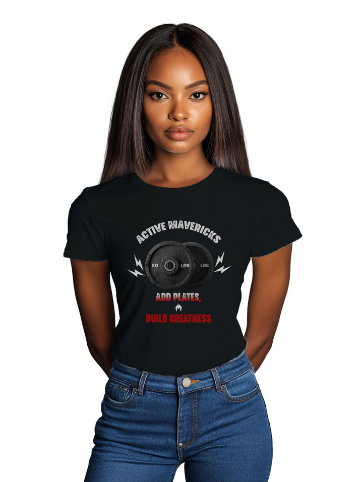 Womens WEIGHT PLATES T-Shirt