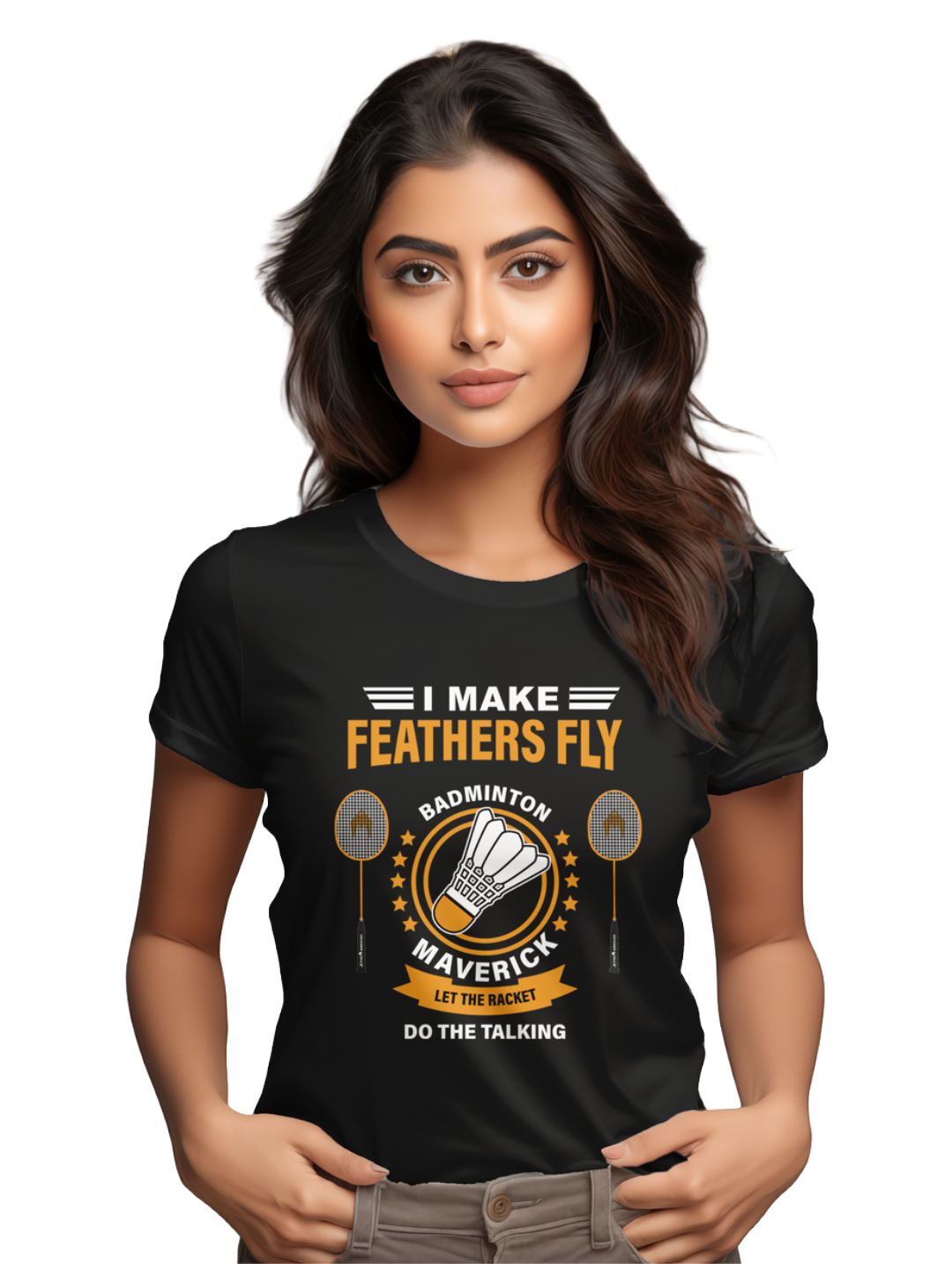 Womens I Make Feathers Fly T-Shirt