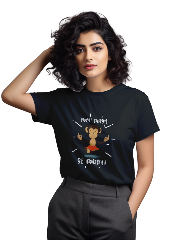 Women's  Moh maya se mukti T-shirt