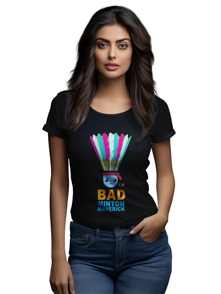 Womens I'm Badminton Maverick T-Shirt